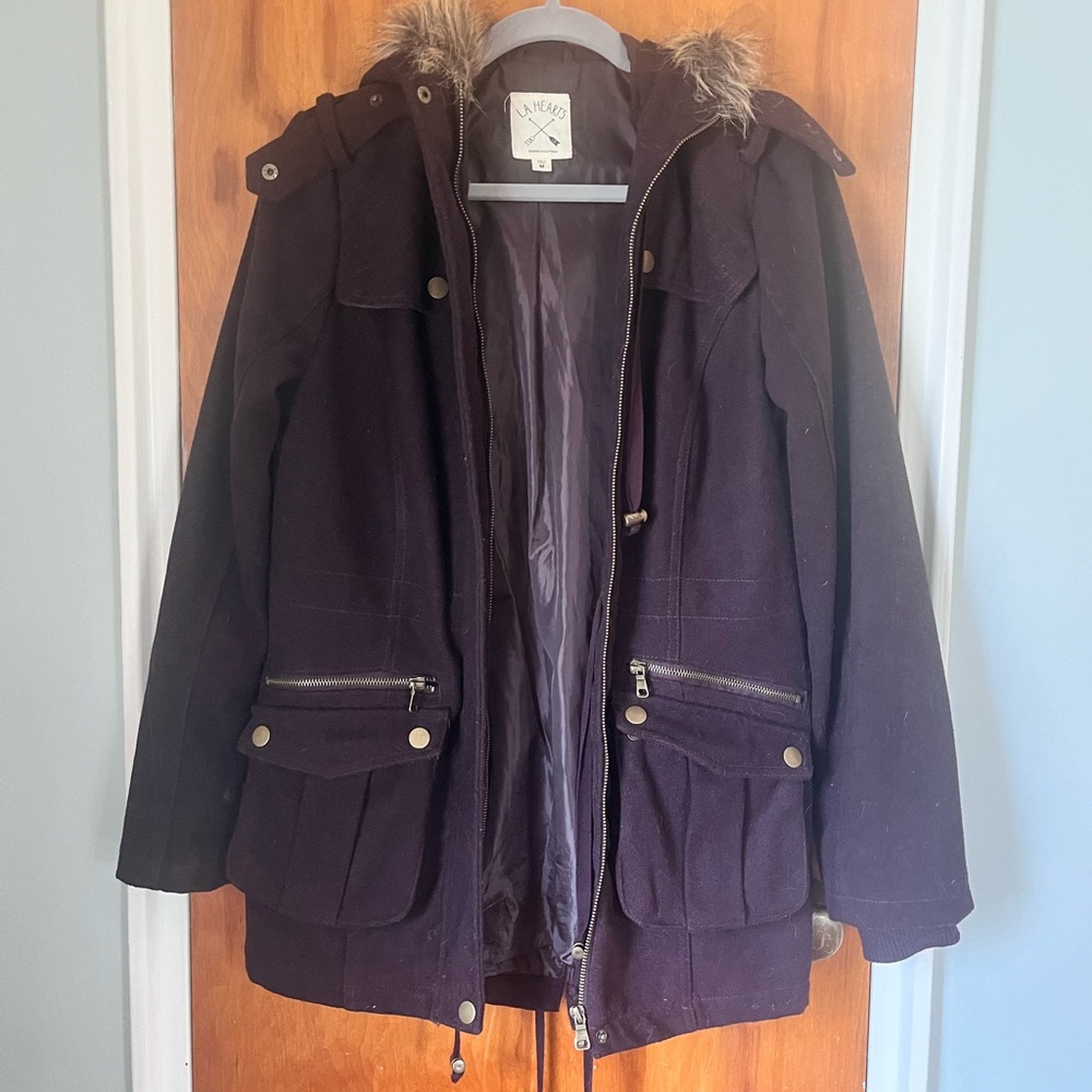 LA Hearts coat